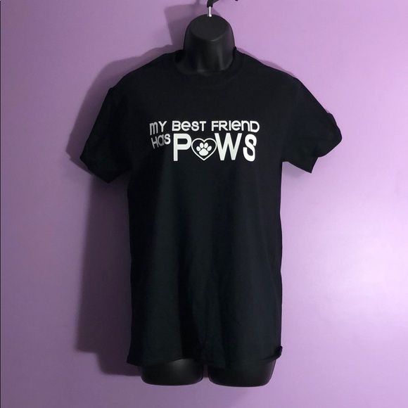 🐾 Boutique T-shirt, My Best Friend Has Paws 🐾 - Picture 2 of 2